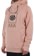 686 Bonded Fleece Hoodie - himalayan pink - profile