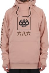 686 Bonded Fleece Hoodie - himalayan pink