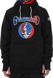 686 Bonded Fleece Hoodie - grateful dead black