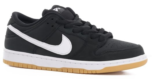 Nike SB Dunk Low Pro SB Skate Shoes - black/white-black-gum light brown - view large