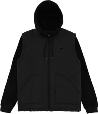 RVCA Grant Puffer Zip Hoodie - black