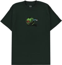 Obey Apple Worm T-Shirt - forest green