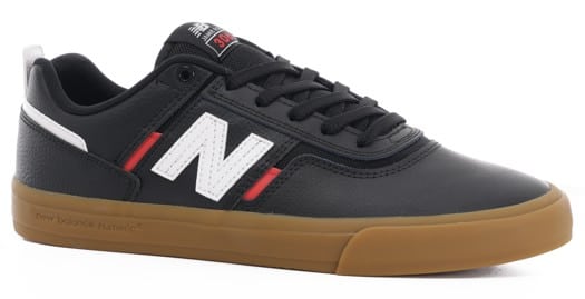 New Balance Numeric 306 Skate Shoes - black leather/gum - view large