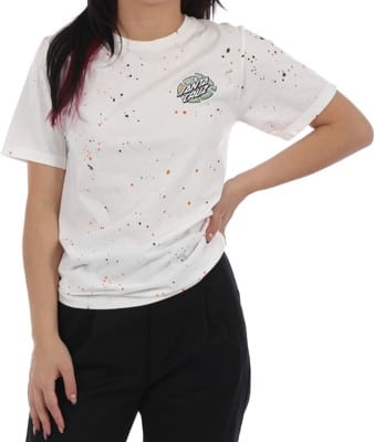 Santa Cruz Women's Warp Broken Dot T-Shirt - splatter beige - view large