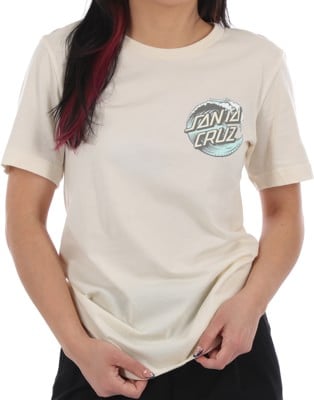 Santa Cruz Women's Wave Dot T-Shirt - natural - view large