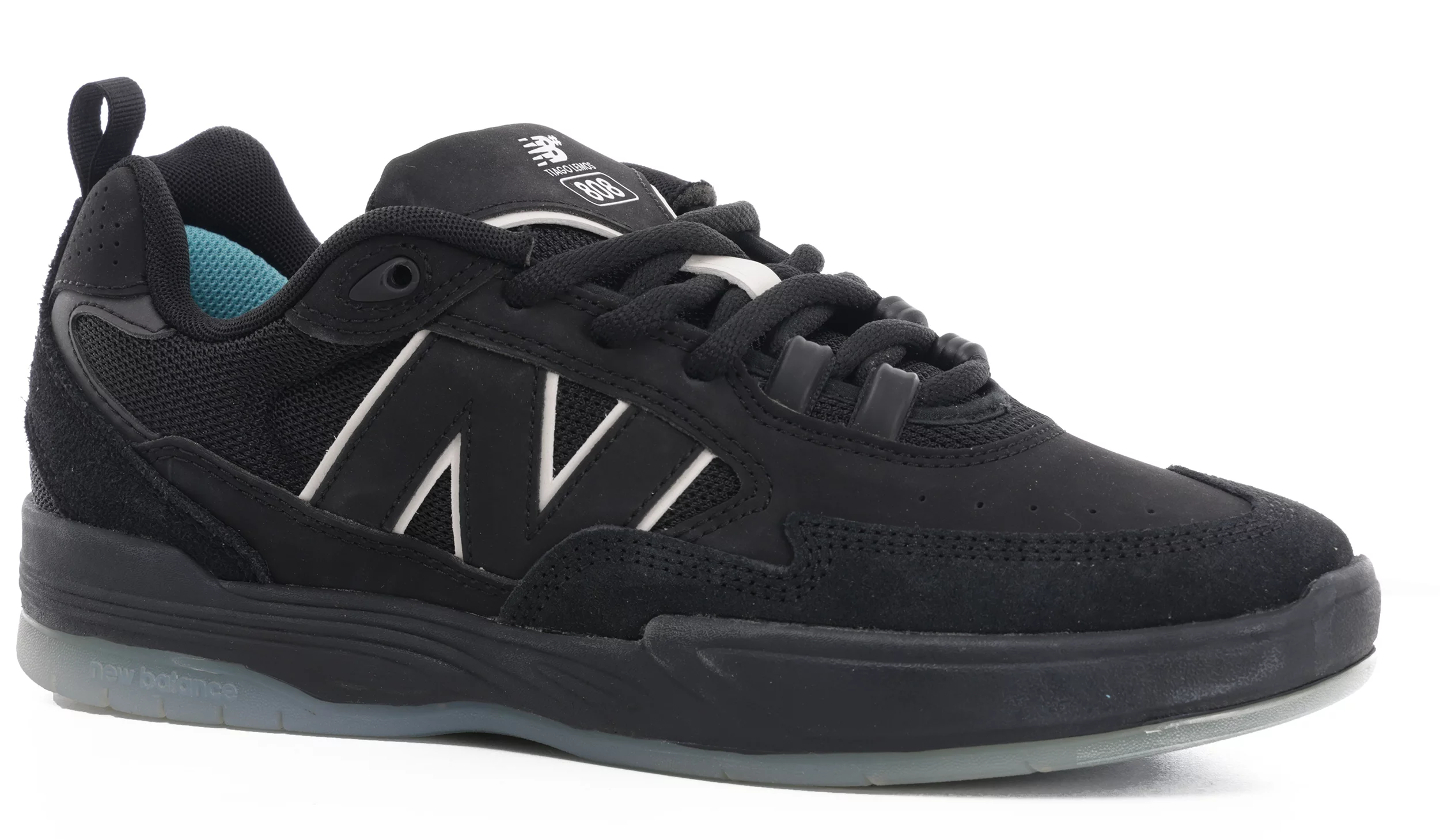 New Numeric 808 Tiago Lemos Skate Shoes - black/black - Free Shipping |