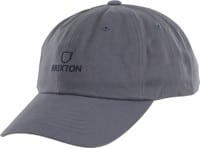 Brixton Alpha LP Strapback Hat - pacific blue vintage wash