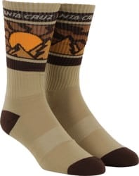 Santa Cruz Vista Strip Sock - eco tan