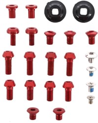 Spark R&D Pro Binding Hardware Kit - red