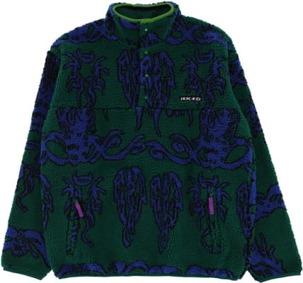 WKND Temple Fleece Jacket - green/blue - view large