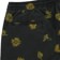 black/old gold - reverse detail