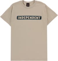 Independent Bar Logo T-Shirt - sand