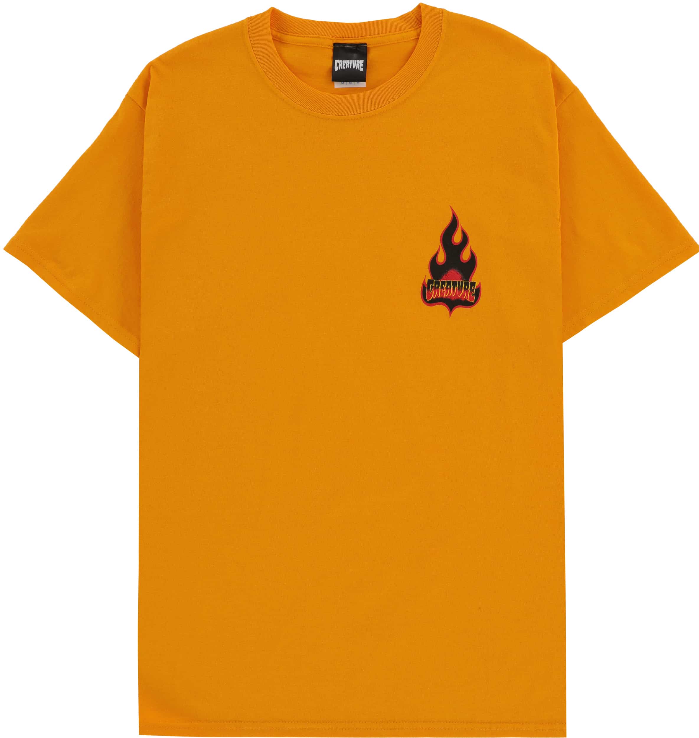 Creature Logo Flame T-Shirt - gold | Tactics