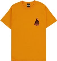Creature Logo Flame T-Shirt - gold