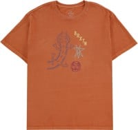 Brixton Lanark T-Shirt - paradise orange garment dye