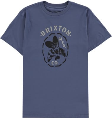 Brixton Reeder T-Shirt - pacific blue - view large