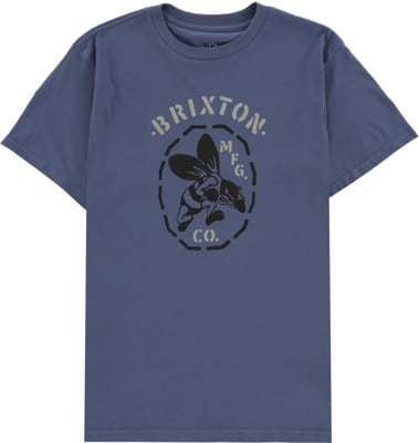Brixton Reeder T-Shirt - pacific blue - view large