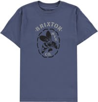 Brixton Reeder T-Shirt - pacific blue