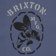 Brixton Reeder T-Shirt - pacific blue - front detail