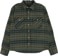 Brixton Bowery Stretch Water Resistant Flannel Shirt - olive surplus/spruce/black