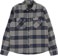 Brixton Bowery Flannel - pacific blue/whitecap/black