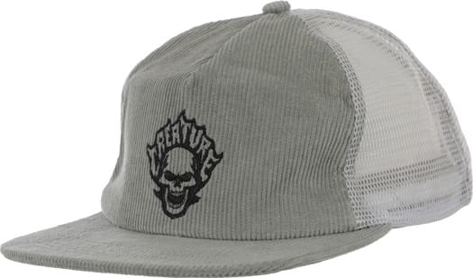 Creature Bonehead Flame Trucker Hat - grey - view large