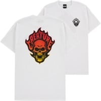 Creature Bonehead Flame T-Shirt - white