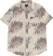 Brixton Charter Print S/S Shirt - off white/palm leaf