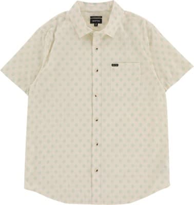 Brixton Charter Print S/S Shirt - off white/jade geo - view large