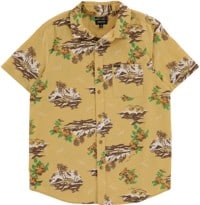 Brixton Charter Print S/S Shirt - straw/paradise