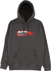 Creature 3 Skulls Hoodie - charcoal