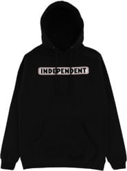 Independent Bar Logo Hoodie - black