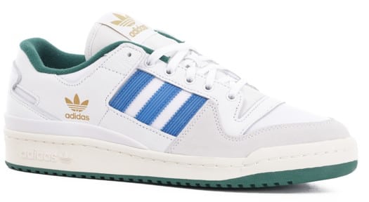Adidas Forum 84 Low ADV Skate Shoes - footwear white/bluebird/collegiate green - view large