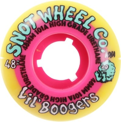 Snot Lil' Boogers Skateboard Wheels - yellow/pink (101a) - view large