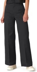Dickies Women's Wide Leg Work Pants - stonewashed black