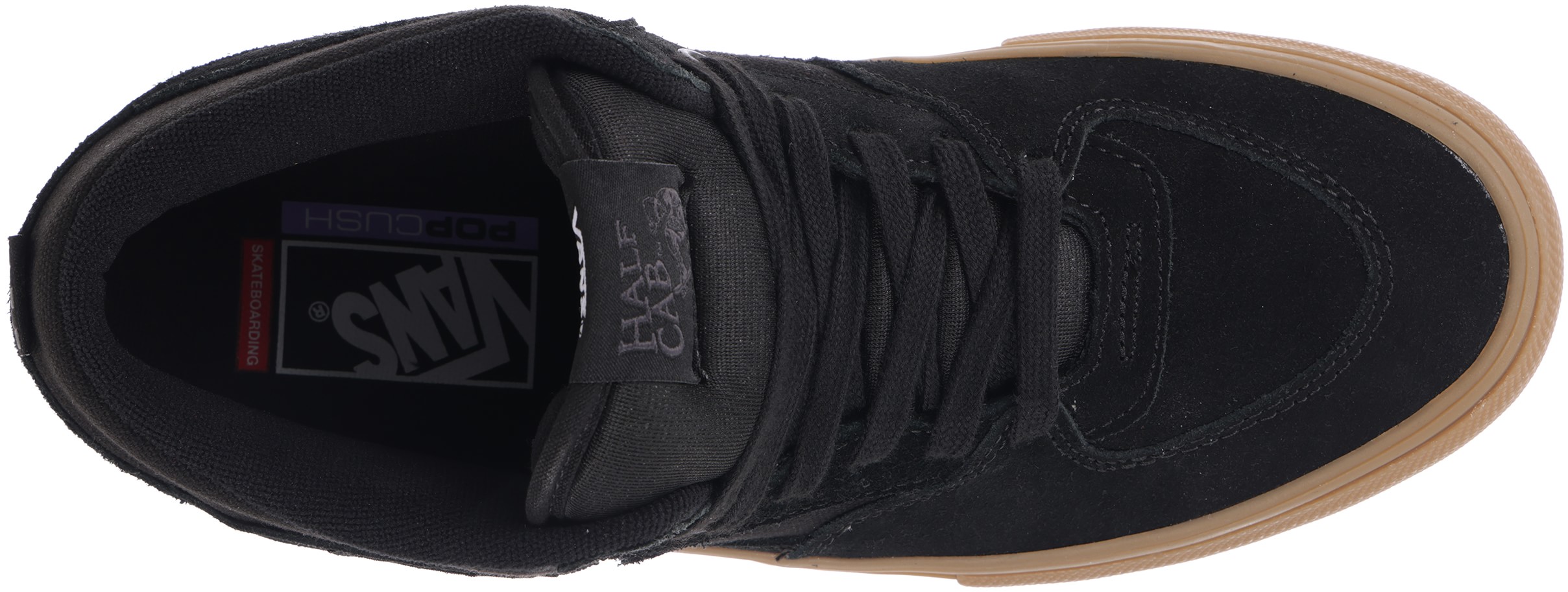 Vans Skate Half Cab Shoes - black/gum | Tactics