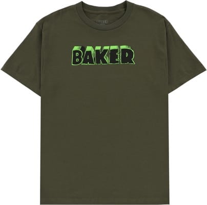 Baker Bold T-Shirt - military green - view large