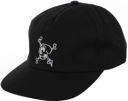 Krooked Style Snapback Hat - black - view large