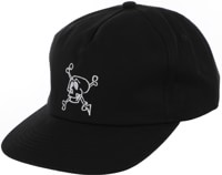 Krooked Style Snapback Hat - black