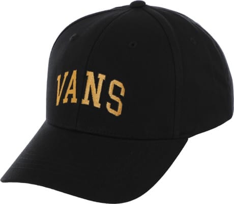 Vans Logo Structured Jockey Snapback Hat - black - view large