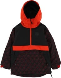 Airblaster Youth Trenchover Jacket - crimson terry