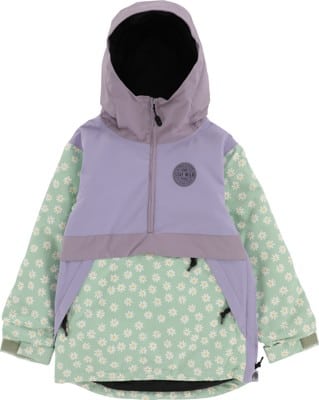 Airblaster Youth Trenchover Jacket - mint daisy - view large