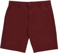 RVCA Week-End Stretch Shorts - oxblood red