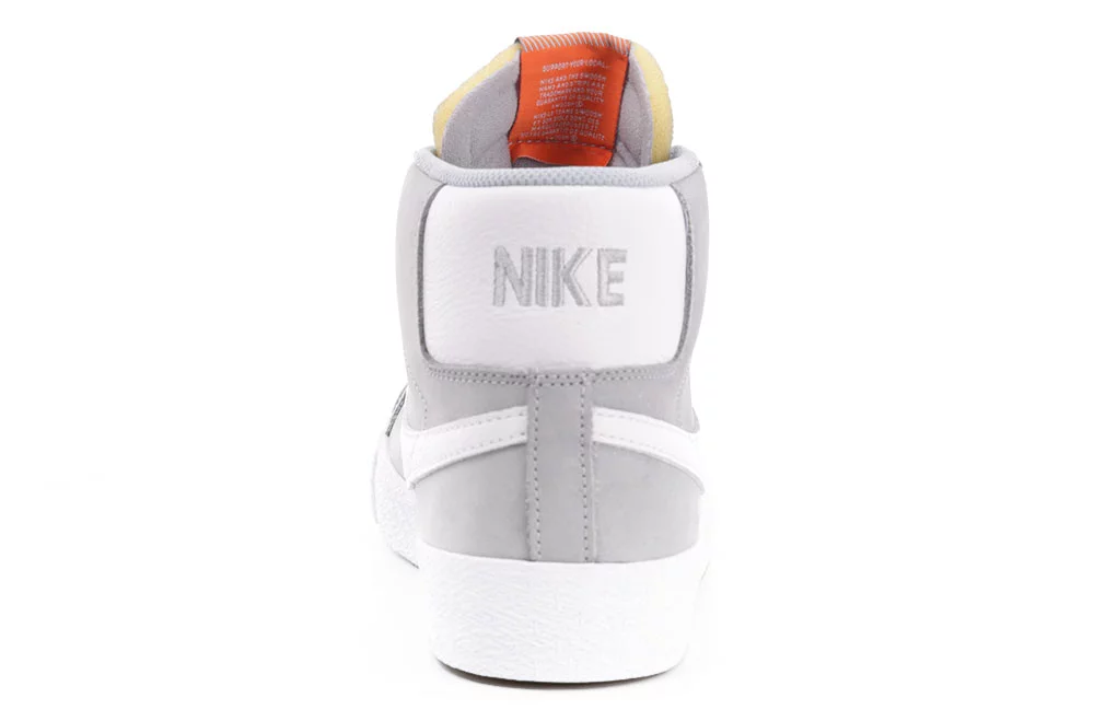 delicaat Kostbaar Hertogin Nike SB Zoom Blazer Mid Skate Shoes - (orange label) wolf grey/white-wolf  grey - Free Shipping | Tactics