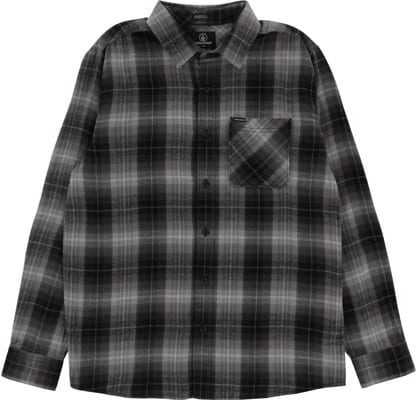 Volcom Kemostone Flannel Shirt - black - view large