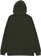 Jones Truckee Organic Hoodie - pine green - reverse