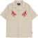 Welcome Hellion Embroidered Linen S/S Shirt - bone