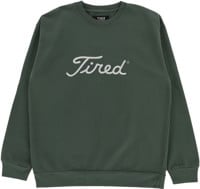 Tired Golf Crew Sweatshirt - alpine green