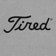 Tired Golf Crew Sweatshirt - heather grey - front detail