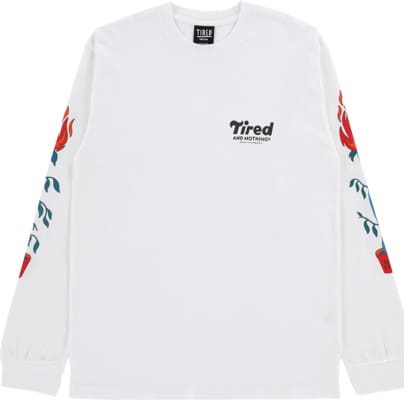 Tired Nothingth L/S T-Shirt - white - view large